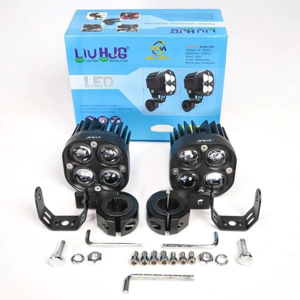 Liu HJG Quad lens Projector 40w Fog light for bike/car/jeep