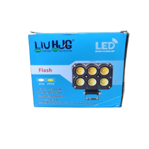 6-Lens LED Fog Lights (RGB) LiuHJG 30w 12V, Car motorcycle jeep