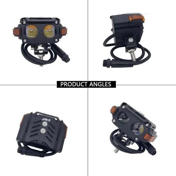 LiuHJG Hazzard series Dual Lens Fog Light 2pcs Universal Fit