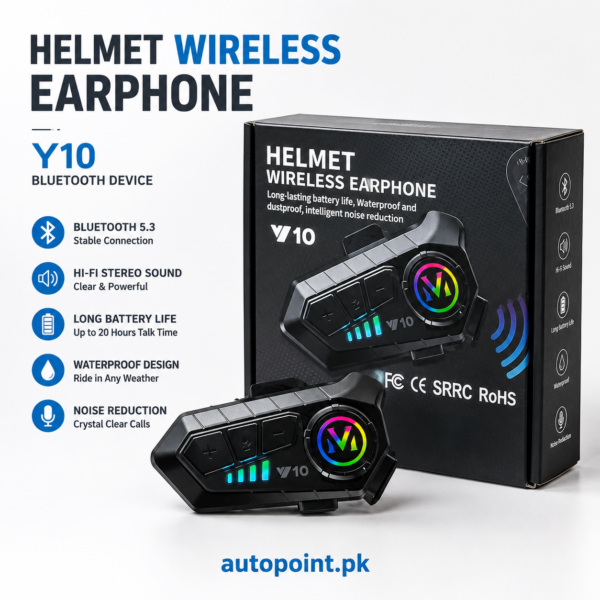 Helmet Y10 Bluetooth device